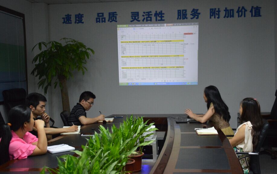 通豪觸摸顯示屏PMC排產(chǎn)會(huì)議 通豪觸摸顯示屏PMC排產(chǎn)會(huì)議